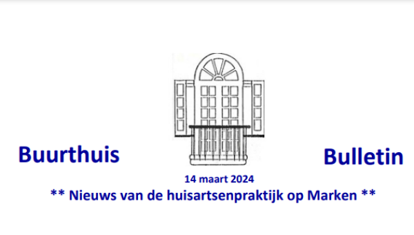 Buurthuis Bulletin maart 2024